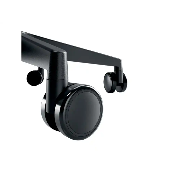 Leitz 65780095 Taburete Ergo con Ruedas Negro 6