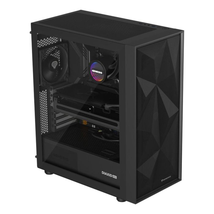 GENESIS NLG-2320 Kit de Refrigeración Líquida para Ordenador de Sobremesa (PC), Carcasa, Color Negro, 3 Ventiladores 4