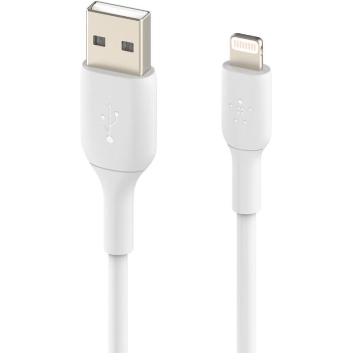 Cable USB a Lightning Belkin CAA001BT1MWH Blanco 1 m 1 Cable USB a Lightning Belkin CAA001BT1MWH Blanco 1 m 1