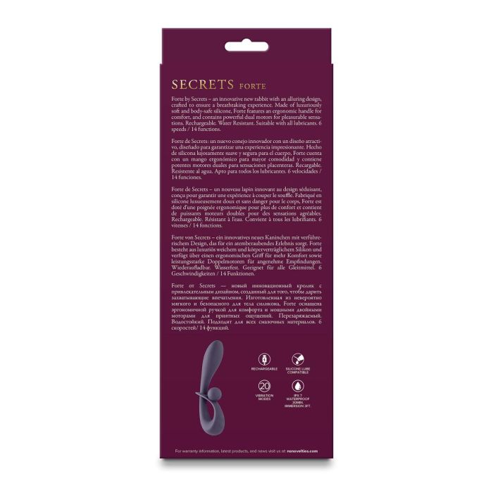 Vibrador NS Novelties Secrets Gris 2 Vibrador NS Novelties Secrets Gris 2