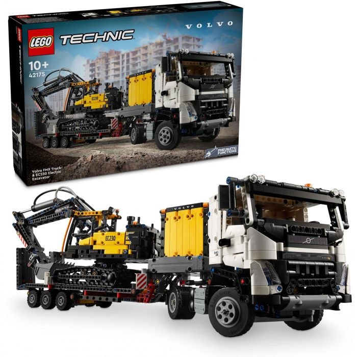 LEGO Technic 42175 Camión FMX y Excavadora Eléctrica EC230 Volvo, Juego de Construcción, 2274 Piezas, Edad 10+ 11 LEGO Technic 42175 Camión FMX y Excavadora Eléctrica EC230 Volvo, Juego de Construcción, 2274 Piezas, Edad 10+ 11