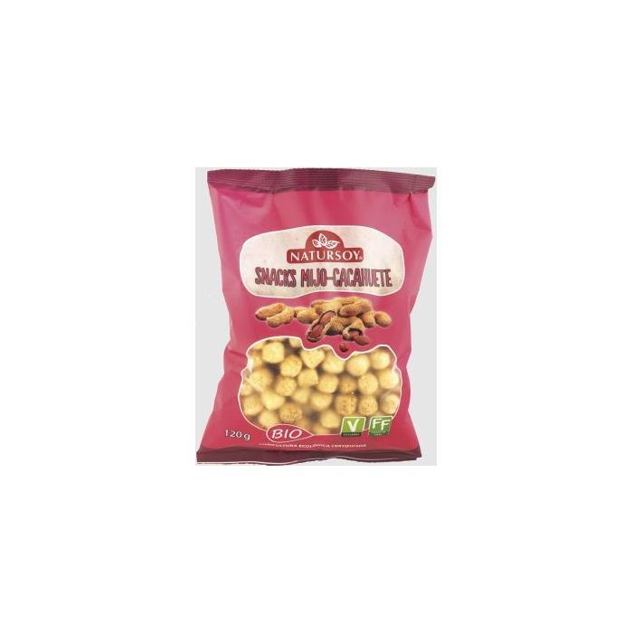 Snacks De Mijo Y Cacahuete 120Gr. Bio Vegan Snacks De Mijo Y Cacahuete 120Gr. Bio Vegan