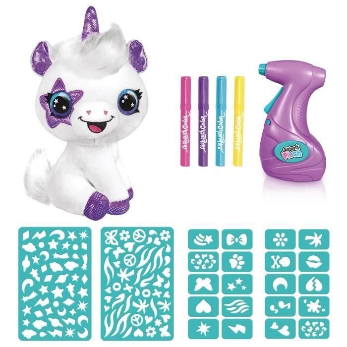CANAL TOYS - Style 4 ever - Mi unicornio de peluche para personalizar - Peluche Spray Art - OFG 228 1 CANAL TOYS - Style 4 ever - Mi unicornio de peluche para personalizar - Peluche Spray Art - OFG 228 1