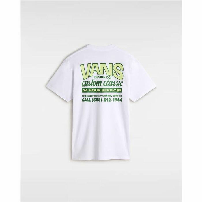 Camiseta de Manga Corta Hombre Vans Shop Front SS Blanco 1