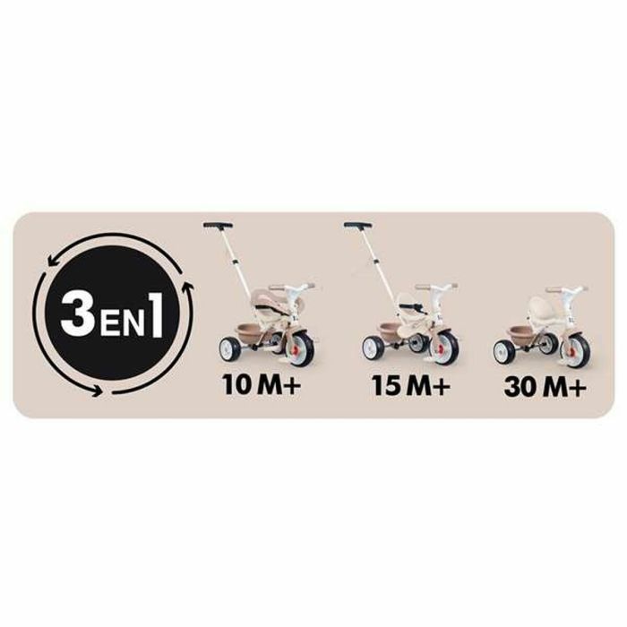 Smoby SMO7600740418 Triciclo Be Move Confort Beige 16