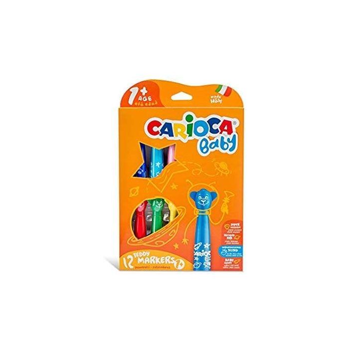 Carioca Rotuladores Teddy Marker 1+ Colores Surtidos Estuche 12 Ud Carioca Rotuladores Teddy Marker 1+ Colores Surtidos Estuche 12 Ud