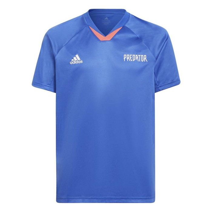 Camiseta de Manga Corta Infantil Adidas Predator Añil 8-9 Años Camiseta de Manga Corta Infantil Adidas Predator Añil 8-9 Años