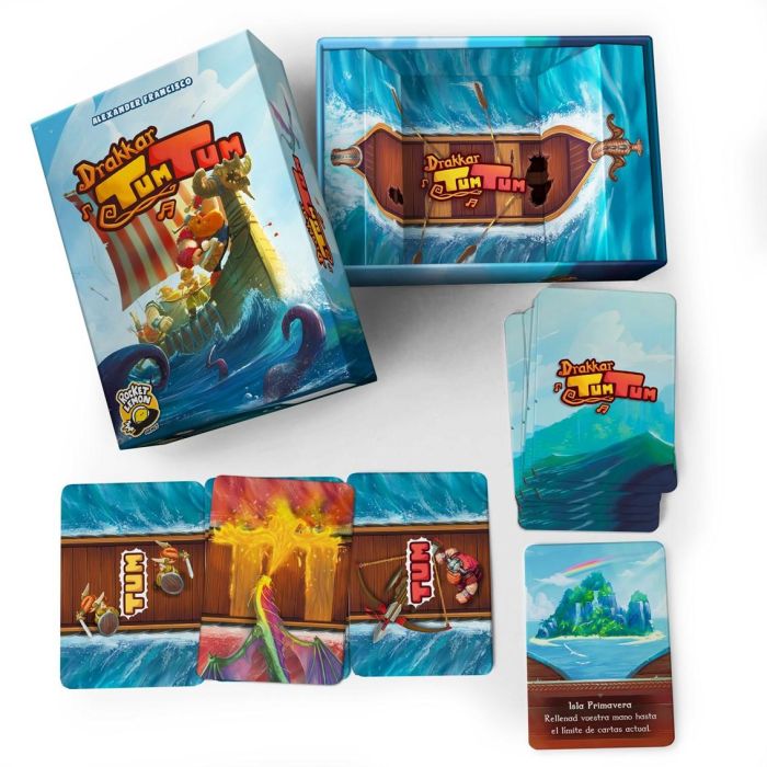 Rocket lemon games sl Juego de Mesa Drakkar Tum Tum - Juego Cooperativo Musical para Vikingos 1 Rocket lemon games sl Juego de Mesa Drakkar Tum Tum - Juego Cooperativo Musical para Vikingos 1
