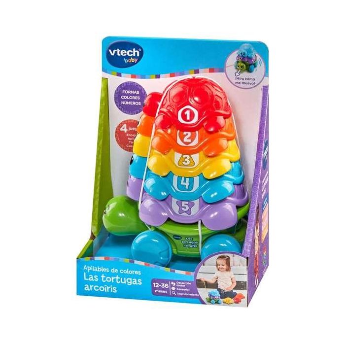 Apilables De Colores Las Tortugas Arcoiris 80-609322 V-Tech 2 Apilables De Colores Las Tortugas Arcoiris 80-609322 V-Tech 2