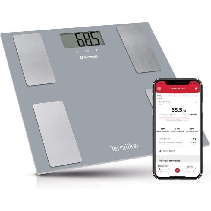 Pese Persona Conectada - Terraillon - Smart Connect - Gray Pese Persona Conectada - Terraillon - Smart Connect - Gray