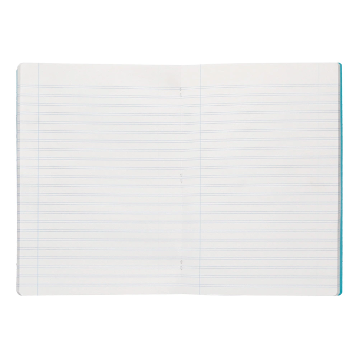 Liderpapel Libreta A4 90gr Pauta 5 2,5mm con Margen y Tapa de Plástico Colores Surtidos 48 Hojas 7