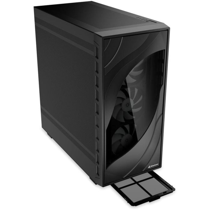Sharkoon Rebel C80M RGB ATX Midi Tower Caja de PC Negra con Iluminación RGB 11