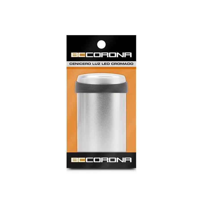 Abc INT40119 Cenicero Led Pilas Cromado Stock Last 2