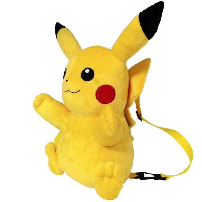 Mochila Peluche Pikachu Pokemon 36cm 1 Mochila Peluche Pikachu Pokemon 36cm 1