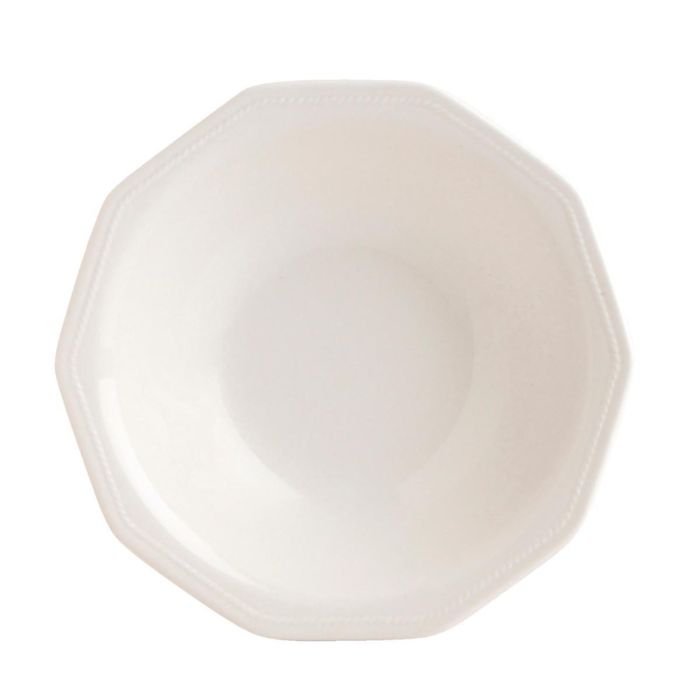 Queen's Plato Hondo Artic White Blanco Cerámico 21,5 cm (6 Unidades) Apilable, Apto Lavavajillas y Microondas