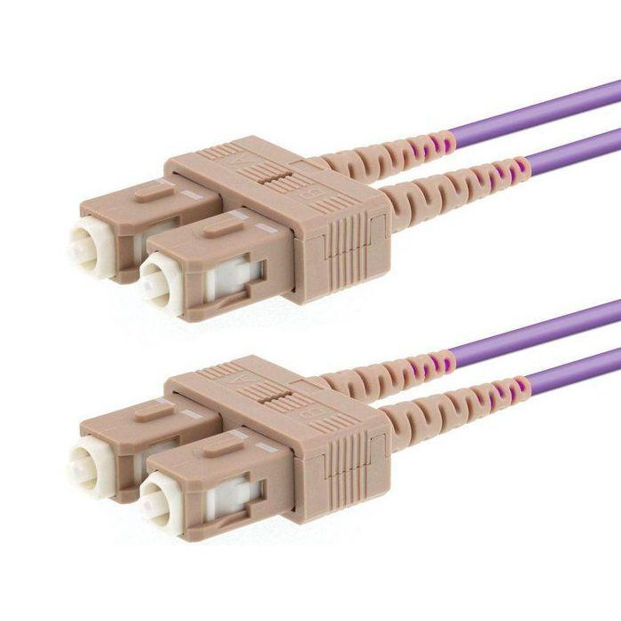 LOGON PROFESSIONAL FIBER PATCH CABLE 50/125 - SC/SC 1M - OM4 LOGON PROFESSIONAL FIBER PATCH CABLE 50/125 - SC/SC 1M - OM4