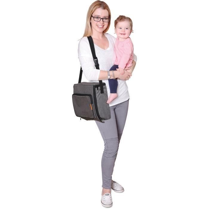 Silla elevadora para niños - DREAMBABY - ON-THE-GO - Portátil con compartimentos portaobjetos - Ligera, compacta y fácil de transportar 3 Silla elevadora para niños - DREAMBABY - ON-THE-GO - Portátil con compartimentos portaobjetos - Ligera, compacta y fácil de transportar 3