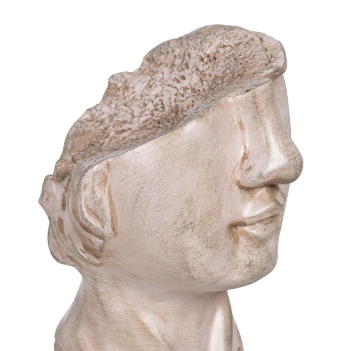Figura Decorativa Beige Rostro 12,5 x 13,5 x 27,5 cm 2