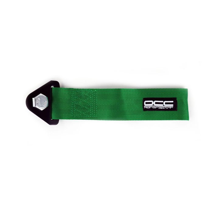 OCC Motorsport Cinta de Remolque OCCRC015 Verde de Nylon para Coche Racing - Resistencia 3000kg