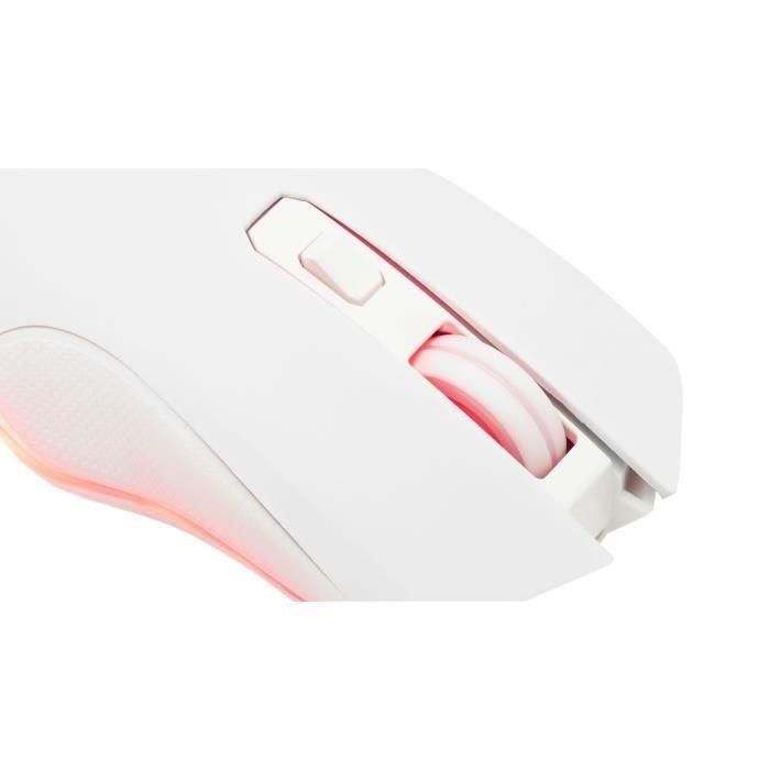Gaming Mouse Wireless - 6400 Dpi - White 4 Gaming Mouse Wireless - 6400 Dpi - White 4