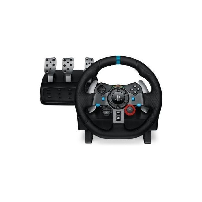 Logitech G29 Driving Force Racing Wheel para PS4, PS3 y PC con pedales reactivos, controles de acceso directo y construcción de calidad