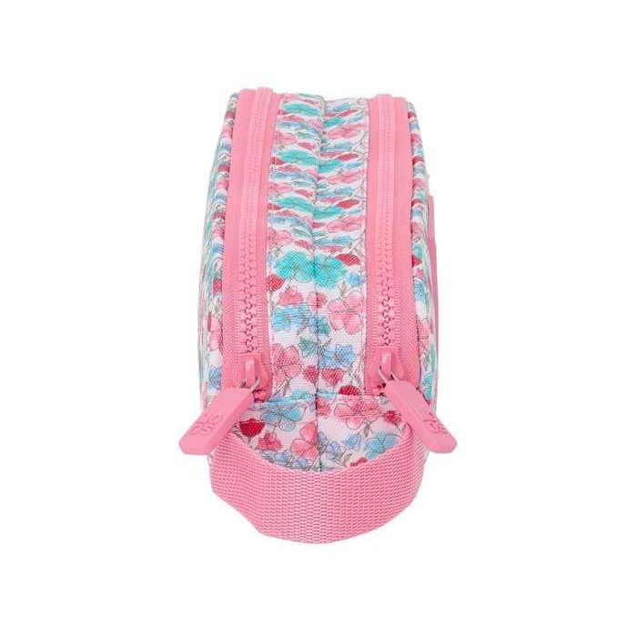 Safta Portatodo Doble Reciclado Moos Flores 21x8x6 cm 2 Safta Portatodo Doble Reciclado Moos Flores 21x8x6 cm 2