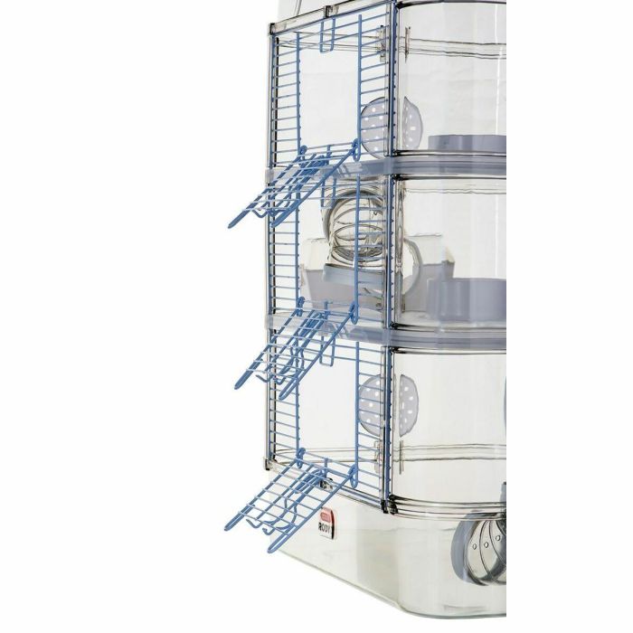 Zolux ZOL3336022060225 Jaula Rody3 Trio de 3 niveles para hámsteres, ratones y jerbos - L 41 x P 27 x H 53 cm - Blanco 20