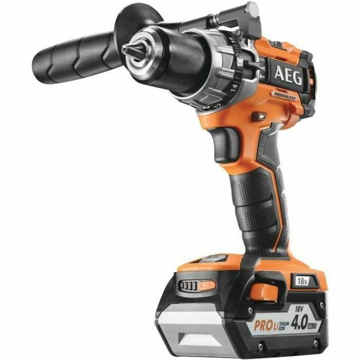 Taladro percutor AEG Brushless 18V - 2 baterías 4.0Ah - 1 cargador BSB18C2BL-402C 5