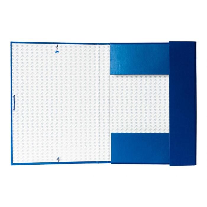 Liderpapel Carpeta Proyectos Folio Lomo 30mm Cartón Forrado Azul 9