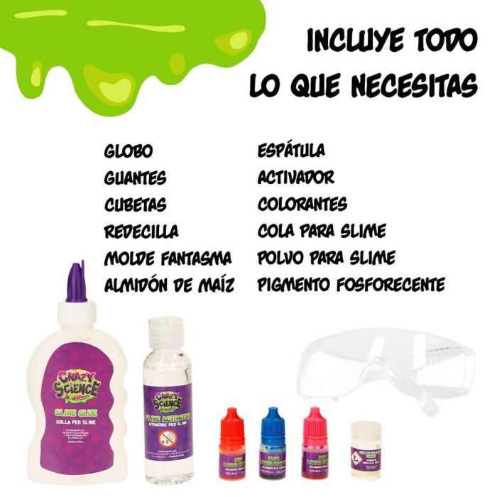 Juego de Ciencia Lisciani Night Slime ES (6 Unidades) 1