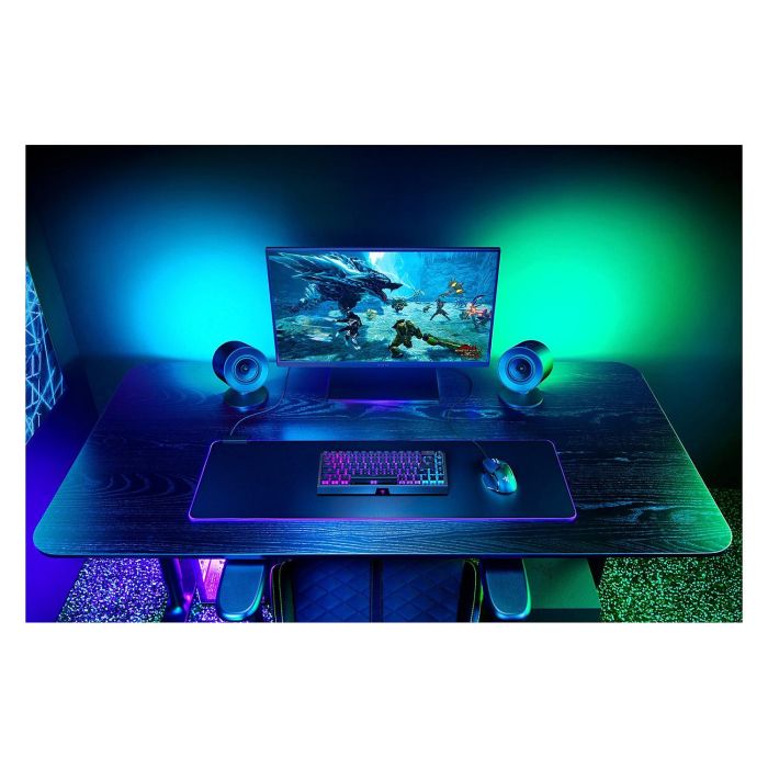 Razer RZ05-04750100-R3G1 Nommo V2 Altavoces PC Rango Completo 2.1 Canales Negro Inalámbrico y Alámbrico Bluetooth 5.3 USB C 2