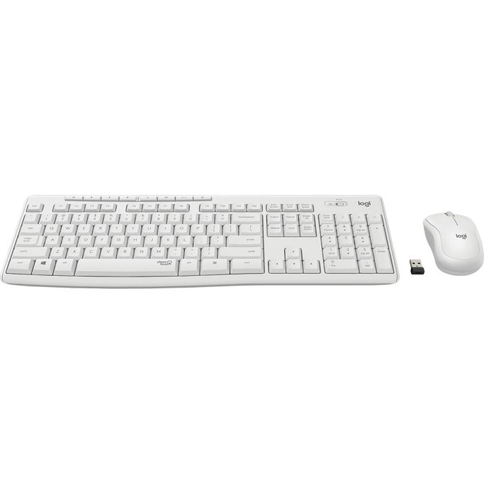 Teclado y Ratón Logitech MK295 Blanco Qwerty Italiano 4