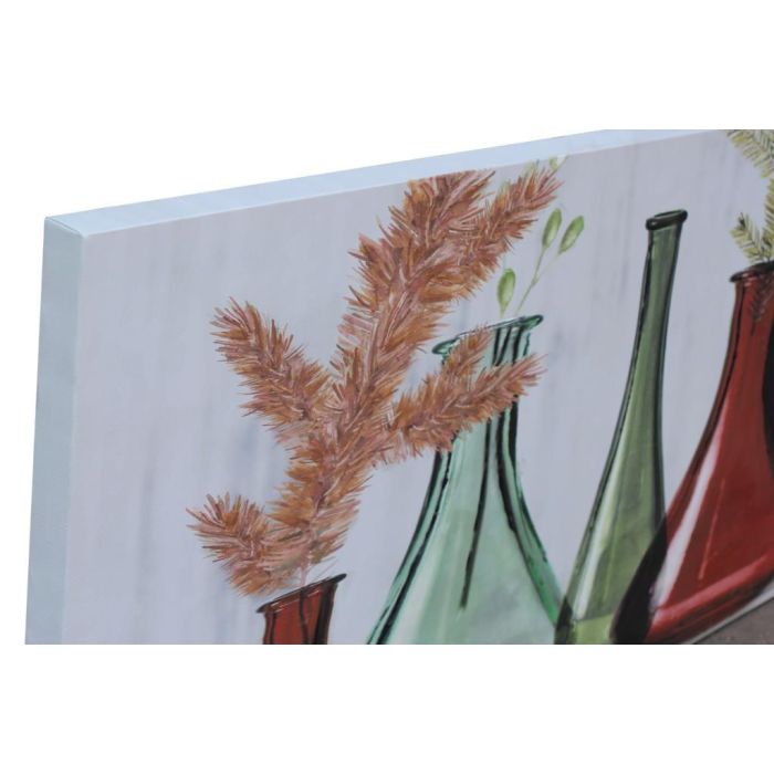 DKD Home Decor Cuadro Lienzo MDF Verde Terracota 120 x 60 x 2.8 cm (2 Unidades) 2