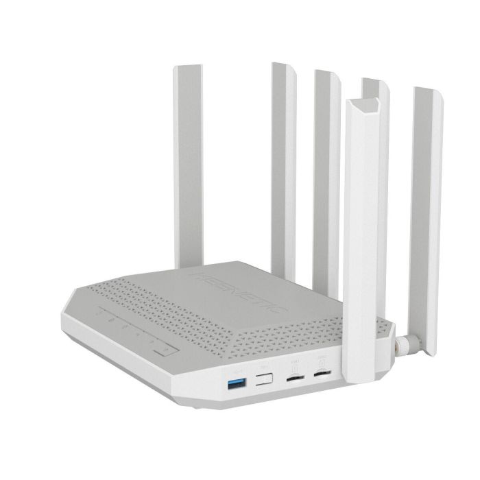 Router Keenetic KN-4110-01-EU Blanco Gris USB 2.0 Ethernet LAN Wi-Fi 6 GHz 4