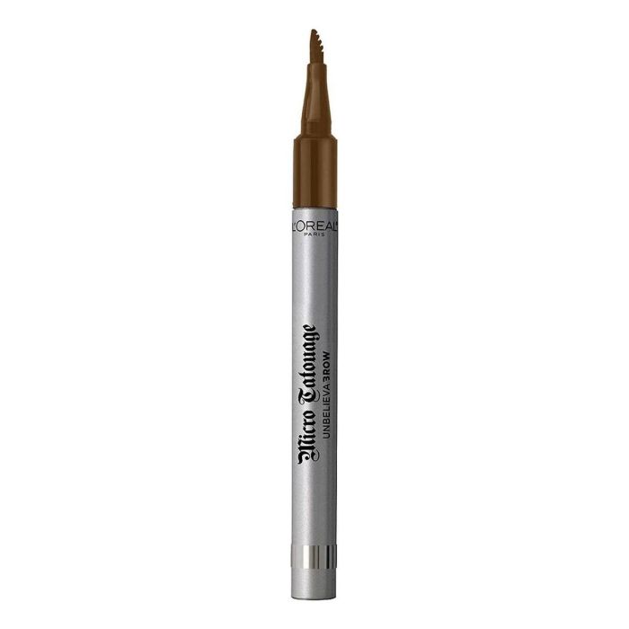 L'Oréal Paris #104-chatain UNBELIEVA BROW Micro Tatouage Perfilador de Cejas Castaño Larga Duración Cepillo Micropunta 4,5ml 5