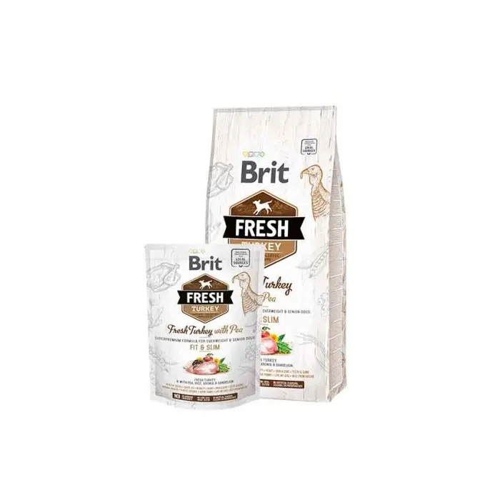 Brit Fresh Light Fit & Slim Pavo Guisantes 12 kg