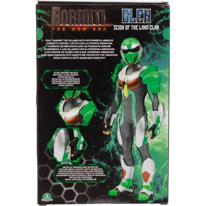 Gormiti Figura Articulada Vástago con Armadura Modelo Tierra 27 cm GRV031