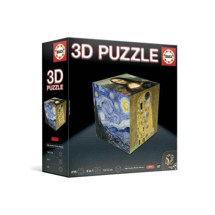 Educa Puzzle 3D Cube Arte 20123, para +8 años