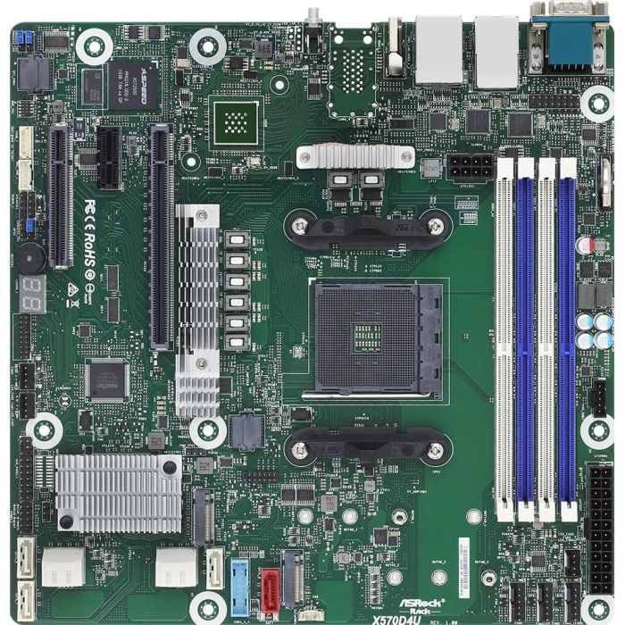 ASRock Rack X570D4U Placa base AM4 con chipset X570