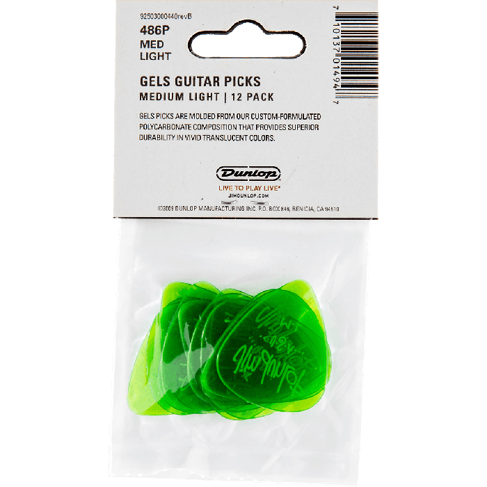 Pack 12 Púas Gels -Medium / Light 4 Pack 12 Púas Gels -Medium / Light 4
