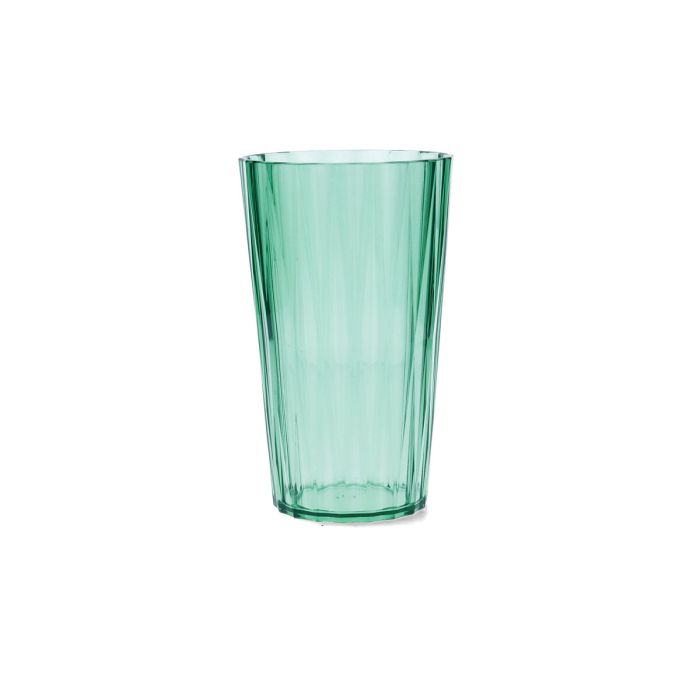 Vaso de agua Quid Iris Verde Plástico 600 ml (12 Unidades) 1