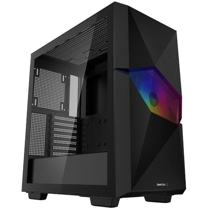 Caja de PC - DEEPCOOL - Cyclops (Negro) - Torre media - Formato E-ATX - Sin fuente de alimentación