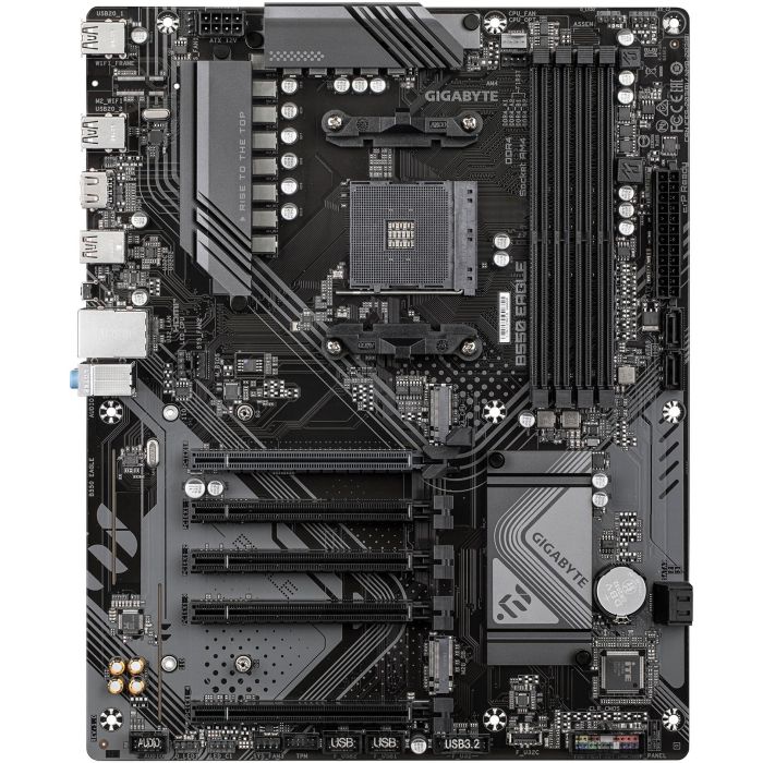 GIGABYTE B550 EAGLE Placa Base ATX AMD B550 Zócalo AM4 Ryzen 3000/4000/5000 DDR4 3200MHz PCIe 4.0 M.2 1GbE VRM 10+3+1 1