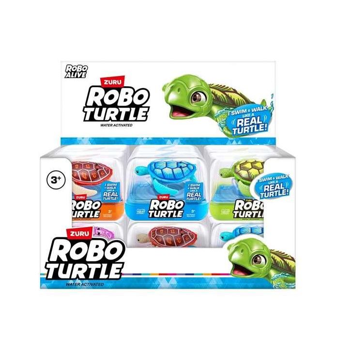 Figura tortuga roboturtle, nada y camina 7x9x9cm - modelos surtidos 8