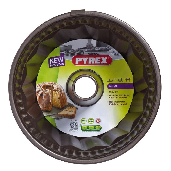 Molde para Horno Pyrex Asimetria Negro Metal Anillo 1 Molde para Horno Pyrex Asimetria Negro Metal Anillo 1