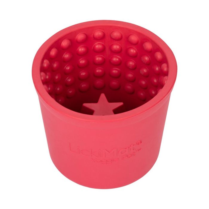 LickiMat Yoggie Pot Rosa para Perros de Todas las Razas - Comedero Lento, Distractor de Lamido y Enriquecimiento 3 LickiMat Yoggie Pot Rosa para Perros de Todas las Razas - Comedero Lento, Distractor de Lamido y Enriquecimiento 3
