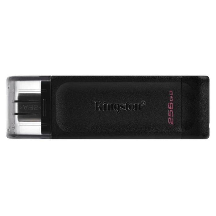 KINGSTON DT70/256GB Pendrive 256GB USB-C 3.2 Gen 1 Negro 200MB/s KINGSTON DT70/256GB Pendrive 256GB USB-C 3.2 Gen 1 Negro 200MB/s
