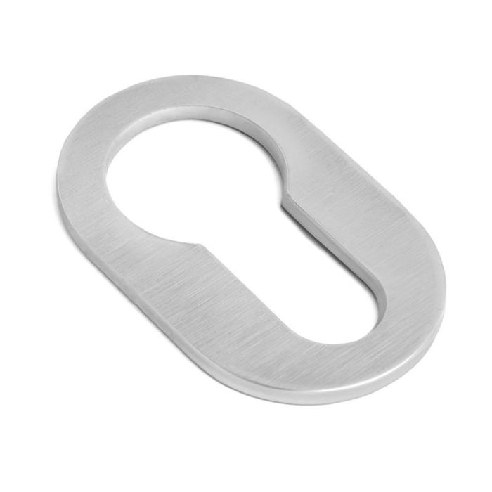 Bocallave Adhesivo Oval 26X42X4 Acabado Cromo Satinado, Negro, Blanco Acabado Cromo Cepillad Nuda