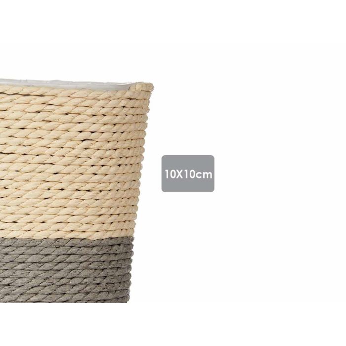Macetero Cuerda 10X10Cm Gris Natural Ibergarden (24 Unidades) 2 Macetero Cuerda 10X10Cm Gris Natural Ibergarden (24 Unidades) 2