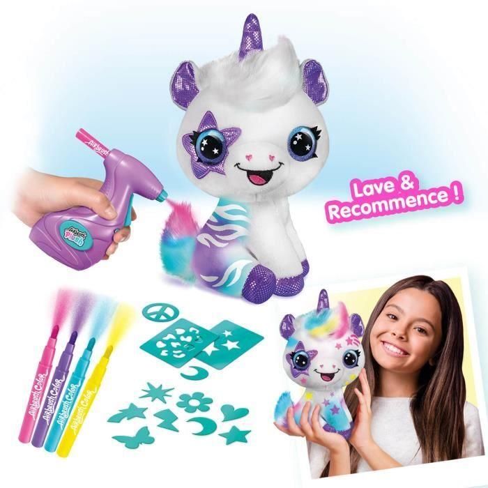 CANAL TOYS - Style 4 ever - Mi unicornio de peluche para personalizar - Peluche Spray Art - OFG 228 2 CANAL TOYS - Style 4 ever - Mi unicornio de peluche para personalizar - Peluche Spray Art - OFG 228 2